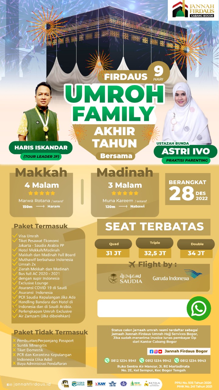 Umroh Family Akhir Tahun